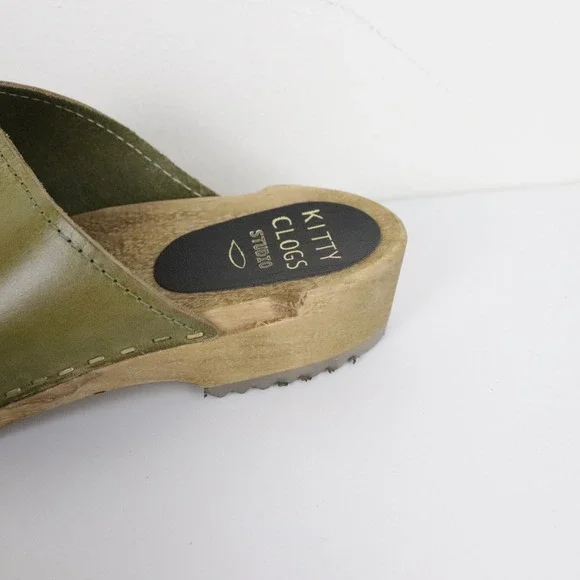 Kit + Clogs Studio Low Klassisk Sol Clog Sandals Aloe Green 38 - Picture 8 of 11